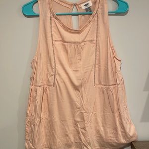 Pink tank top blouse